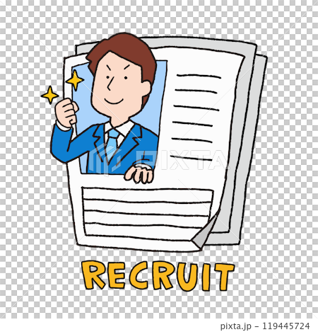 僱用優秀人力資源的形象說明 僱用優秀人力資源的形象說明 119445724