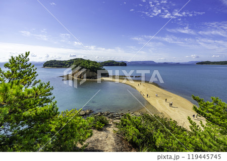 小豆島　エンジェルロード　香川県土庄町 119445745