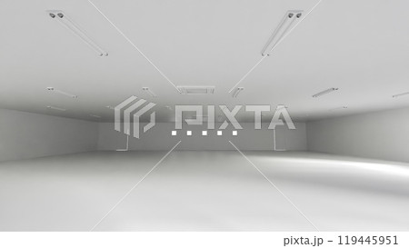 雑居ビルの空きテナント　CG 119445951