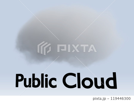 Public Cloud concept Public Cloud concept 119446300