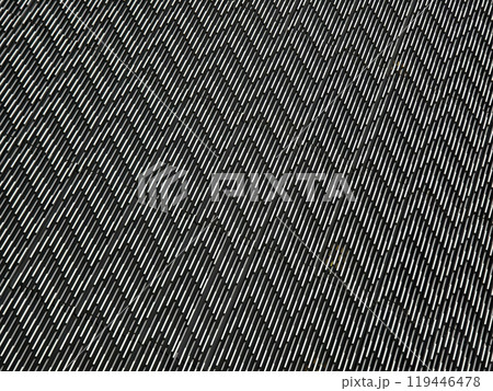 Steel chain link fence wire mesh texture and pattern 119446478