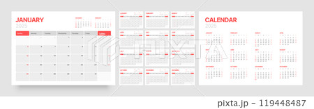 Monthly calendar for 2025 year. Starts on Sunday. Monthly calendar for 2025 year. Starts on Sunday. 119448487