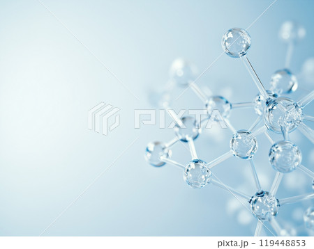 分子モデルのイメージ 119448853