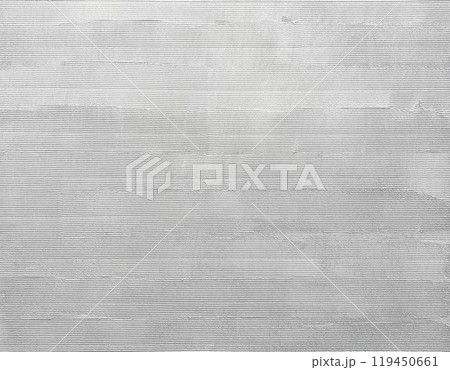 櫛引きで仕上げた明るい鼠色の塗り壁面の背景画像 119450661