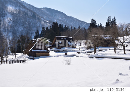 冬　五箇山　相倉集落 119451564