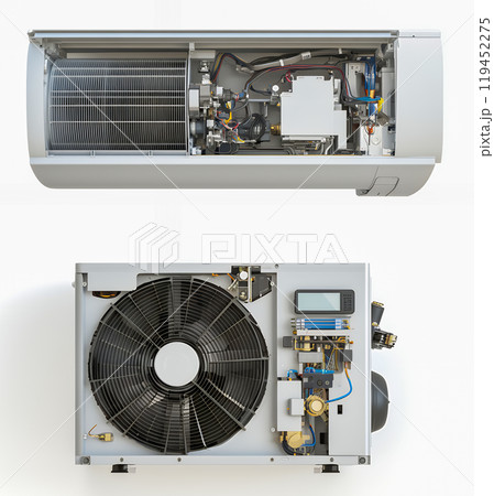 MITSUBISHI MUCZ-G224 エアコン本体 室外機　ジャンク品 MITSUBISHI MUCZ-G224 エアコン本体 室外機 ジャンク品