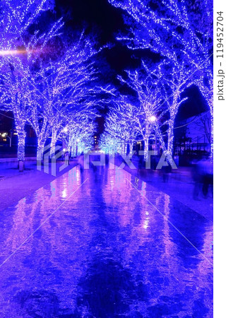 【東京都】渋谷の青の洞窟イルミネーション（代々木公園ケヤキ並木） 119452704