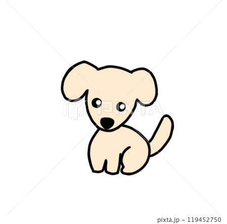 お座りしている犬 イヌ ペット 動物 お座りしている犬 イヌ ペット 動物 119452750