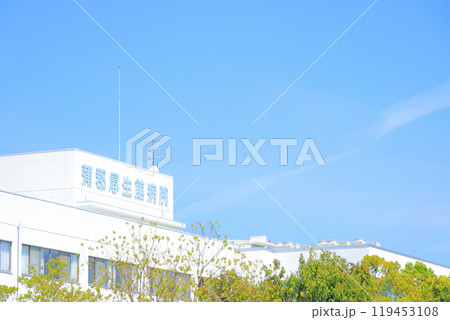 愛知県蒲郡市、蒲郡厚生館病院の風景 119453108