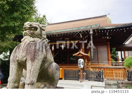 東京都新宿区北新宿3丁目の鎧神社の風景 119453133