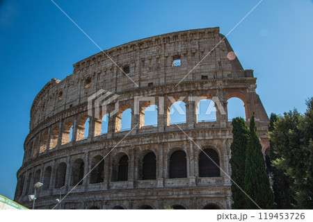 イタリアローマの景色とバチカン市国の風景 119453726