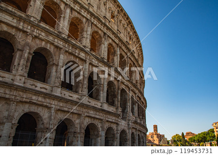 イタリアローマの景色とバチカン市国の風景 イタリアローマの景色とバチカン市国の風景 119453731