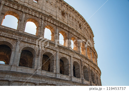 イタリアローマの景色とバチカン市国の風景 イタリアローマの景色とバチカン市国の風景 119453737