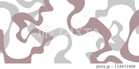 幾何学 抽象 波 ライン インク 和風 背景 119453906