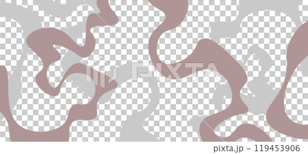 幾何学 抽象 波 ライン インク 和風 背景 119453906