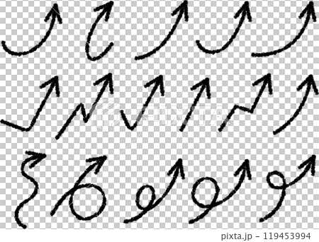 蠟筆風格手繪箭頭插圖 1 of 4 蠟筆風格手繪箭頭插圖 1 of 4 119453994