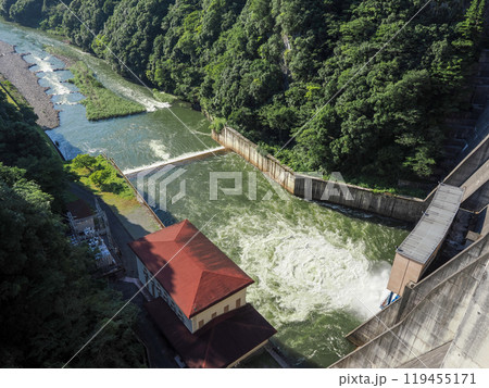 阿武川ダムの風景 119455171