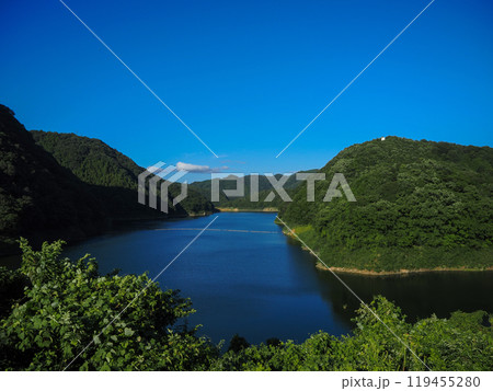 阿武川ダムの風景 119455280