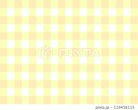チェック柄　黄色 119456115