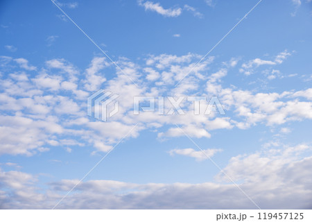 秋の空 青空 晴れ 10月 空イメージ 【東京都】 秋の空 青空 晴れ 10月 空イメージ 【東京都】 119457125
