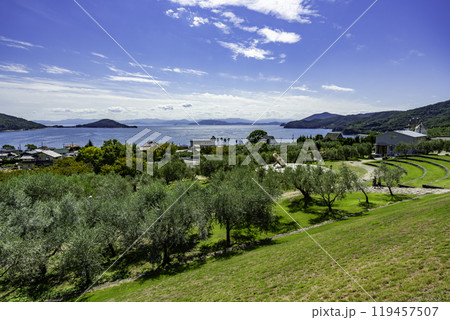 小豆島 オリーブ公園 イベント広場 香川県小豆島町 小豆島 オリーブ公園 イベント広場 香川県小豆島町 119457507