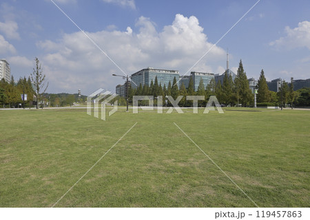 韓国の新都市：一山（イルサン・Ilsan）の街並み 119457863