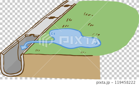 U字溝排水 119458222