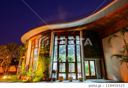 Twilight view of the Xinsheng Park Area of Taipei Expo Park 119458325