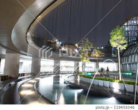 Twilight view of the Daan Park subway station 119458346