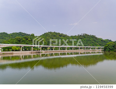 Beautiful landscape of the Dahu Park 119458399