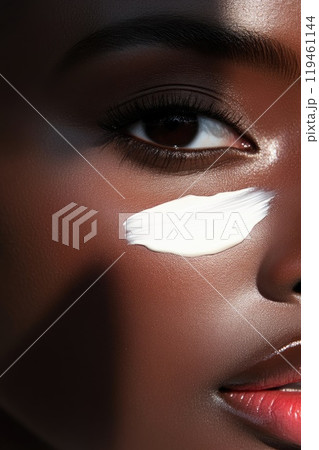 Luxurious Skincare: Close-Up of Creamy Texture 119461144