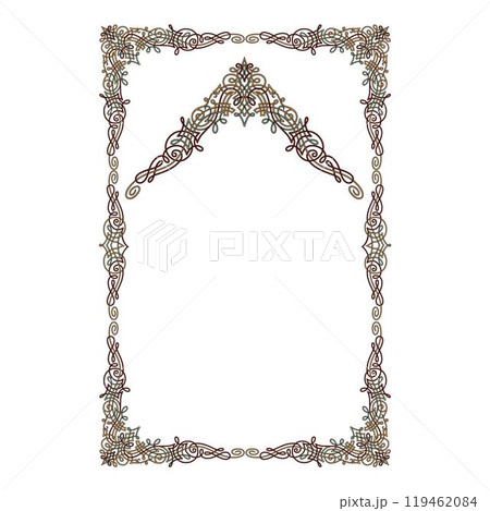 Vintage traditional realistic black and color frames set on white background isolated vector illustration Vintage traditional realistic black and color frames set on white background isolated vector illustration 119462084