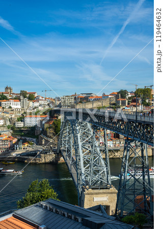 Porto City, Douro River and Dom Luis bridge I on Sunny Day Porto City, Douro River and Dom Luis bridge I on Sunny Day 119464632