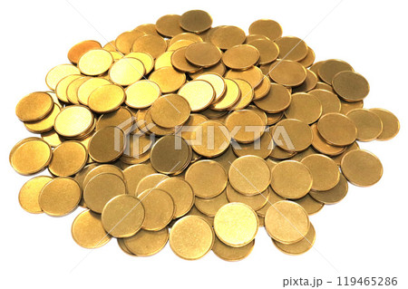 スロットや金色コインのギャンブルイメージ 119465286