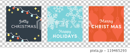 Christmas pattern card illustration set (vector design snowflake ornament illumination) Christmas pattern card illustration set (vector design snowflake ornament illumination) 119465293
