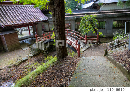 迦葉山龍華院弥勒寺の境内　迦葉堂へ上る参道　群馬県沼田市 119466194