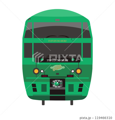キハ72系「ゆふいんの森」のベクターイラスト 119466310