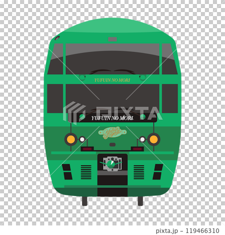 キハ72系「ゆふいんの森」のベクターイラスト 119466310