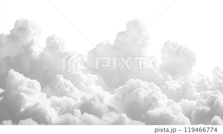 真っ白な雲 119466774