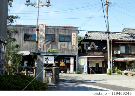 水郷柳川　お堀をめぐる散策コースの景観　 119469249