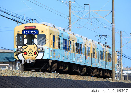 西日本鉄道（西鉄）600形電車「貝塚線100周年記念号」 119469567