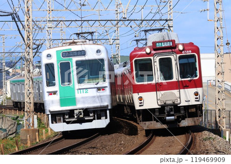 【京都市営地下鉄・近鉄】10系と8000系（京都線：向島〜小倉） 119469909