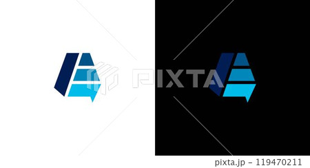 Sophisticated and modern initial A  logo design 119470211