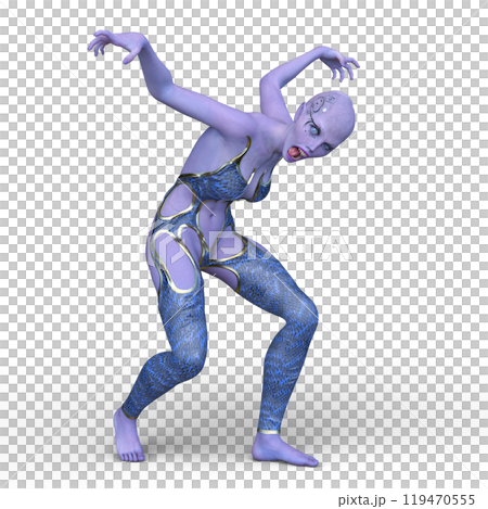 Female alien Female alien 119470555