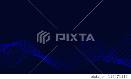 Blue abstract wave background with copy space.and Abstract Waving Line Particle Technology Background Blue abstract wave background with copy space.and Abstract Waving Line Particle Technology Background 119471112
