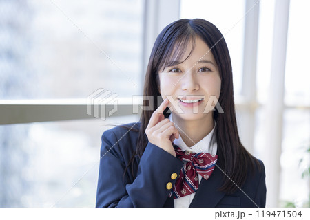 女子高校生のビューティーイメージ　 119471504
