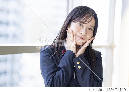 女子高校生のビューティーイメージ　 119471540