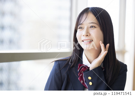 女子高校生のビューティーイメージ　 119471541