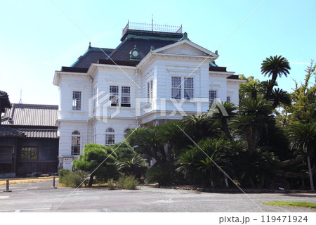 水郷柳川　お堀をめぐる散策コースの景観　柳川藩主立花邸御花 119471924