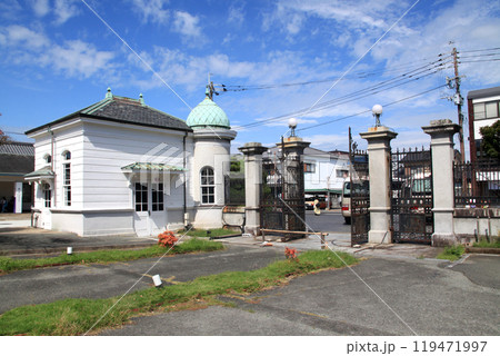 水郷柳川　お堀をめぐる散策コースの景観　柳川藩主立花邸御花 119471997